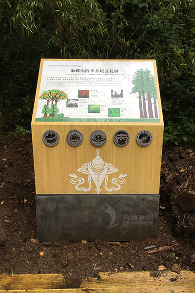 景點介紹標識牌 景點介紹標識牌